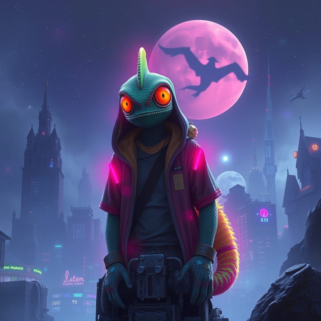 💐🌈💖 chameleonpunk, gargoylepunk, alienpunk, Ash Thorp, Simon Stalenhag, Loish