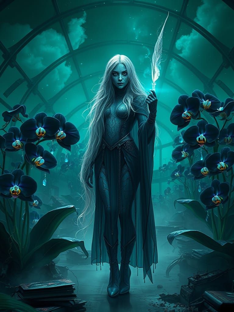 Cybernetic Supervillain in Decaying Greenhouse