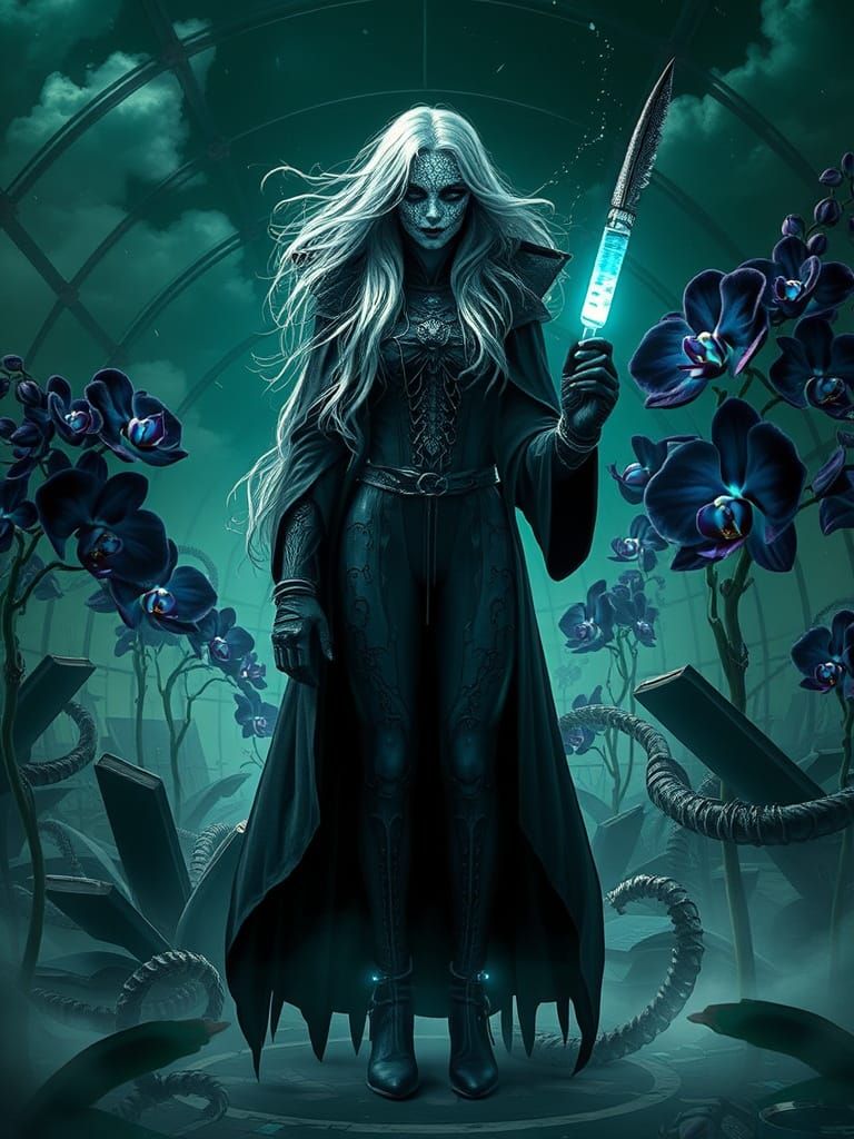 Cybernetic Supervillain in Decaying Greenhouse