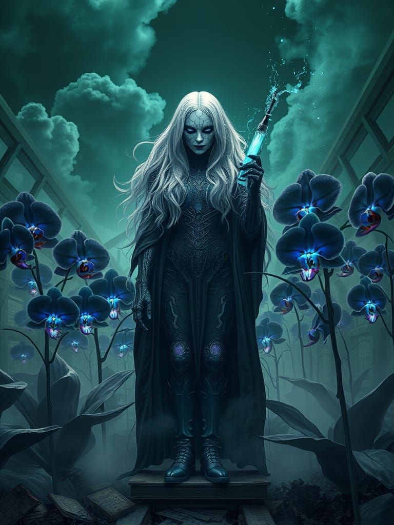 Cybernetic Supervillain in Decaying Greenhouse