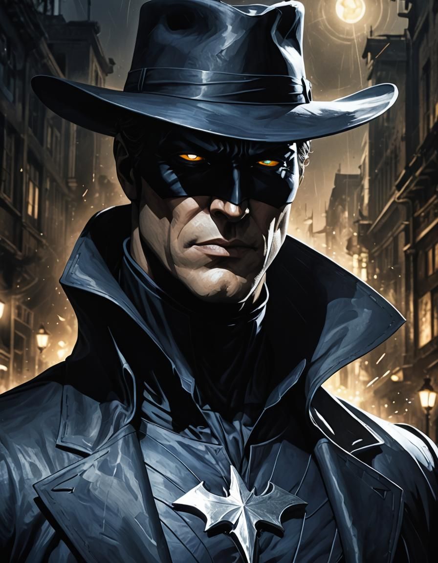 Phantom Stranger in Enigmatic Anime Style