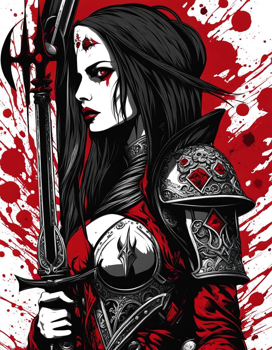 Surreal Burlesque Portrait with Betty Bangs