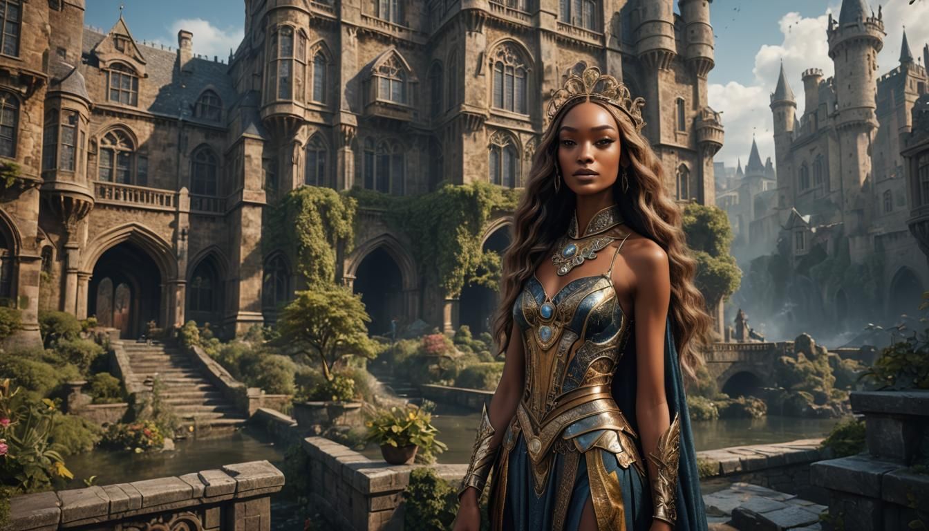 Jourdan Dunn: Detailed Matte Painting in Unreal Engine