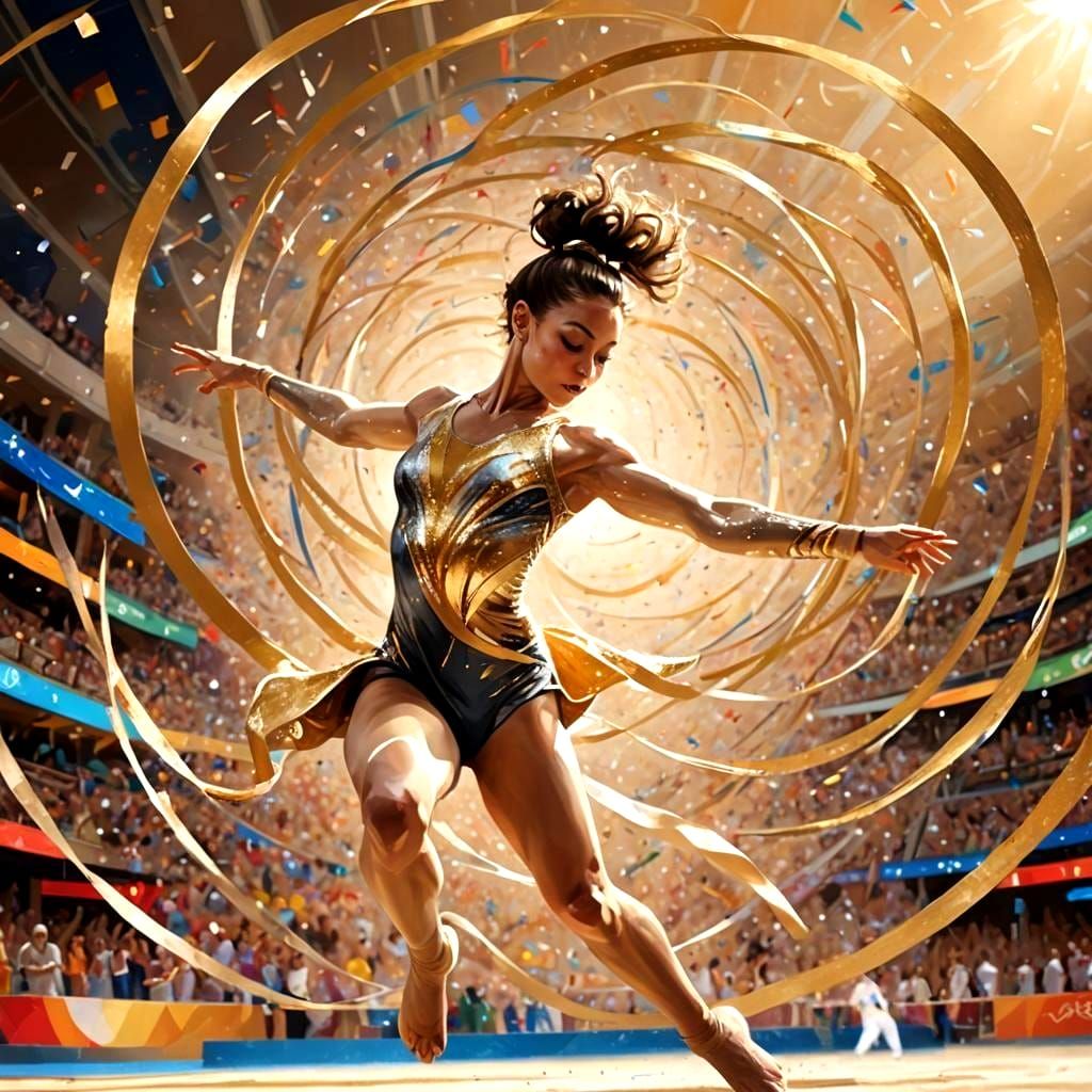Rhythmic Gymnastics Performance at the Olympics