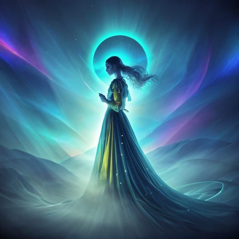 Illuminated Letter M: A Holy Icon