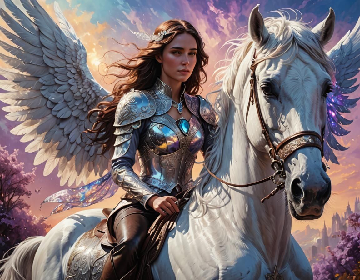 Winged Horse Fantasy Concept Art in Unreal Engine