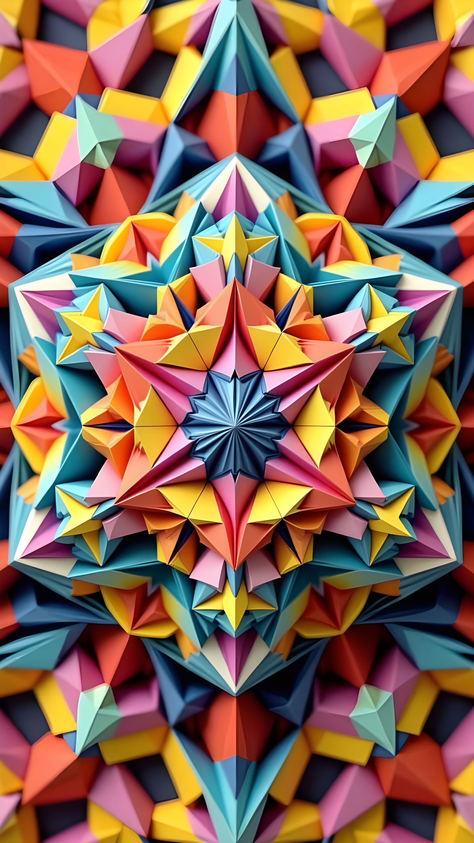 Abstract Polyhedron Fractal Art