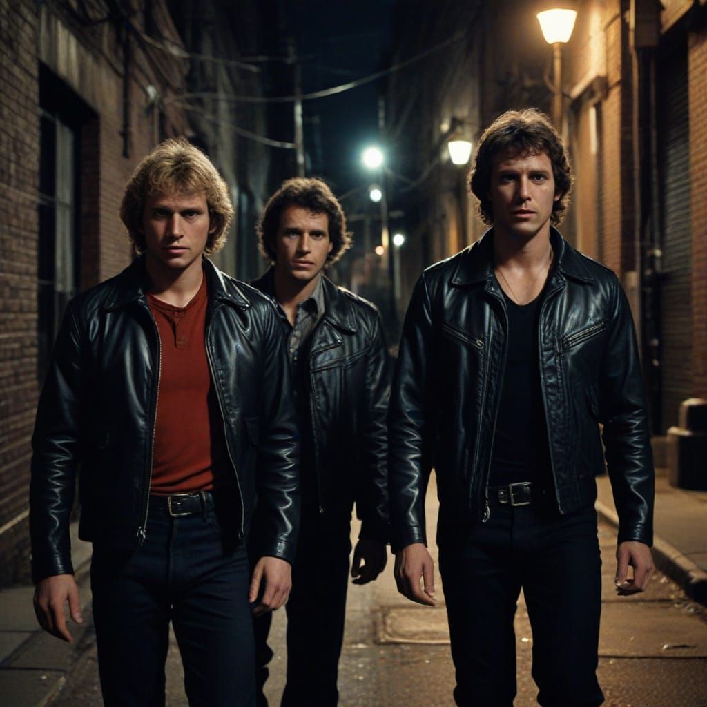 Detectives Confront Criminal in Gritty 70s Alleyway