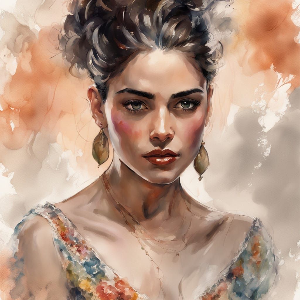 Gypsy Beauty in Sunset Splendor