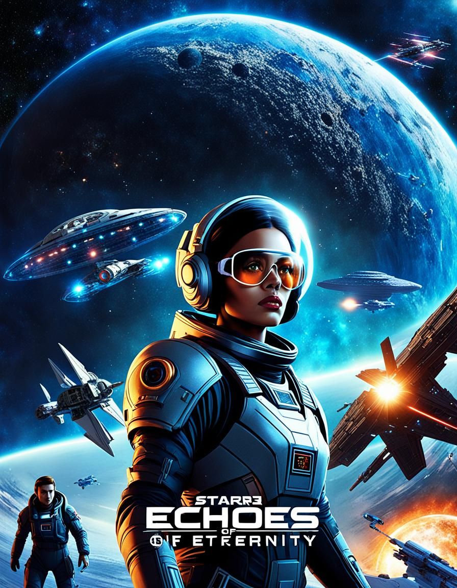 Echoes of Eternity Sci-Fi Movie Poster