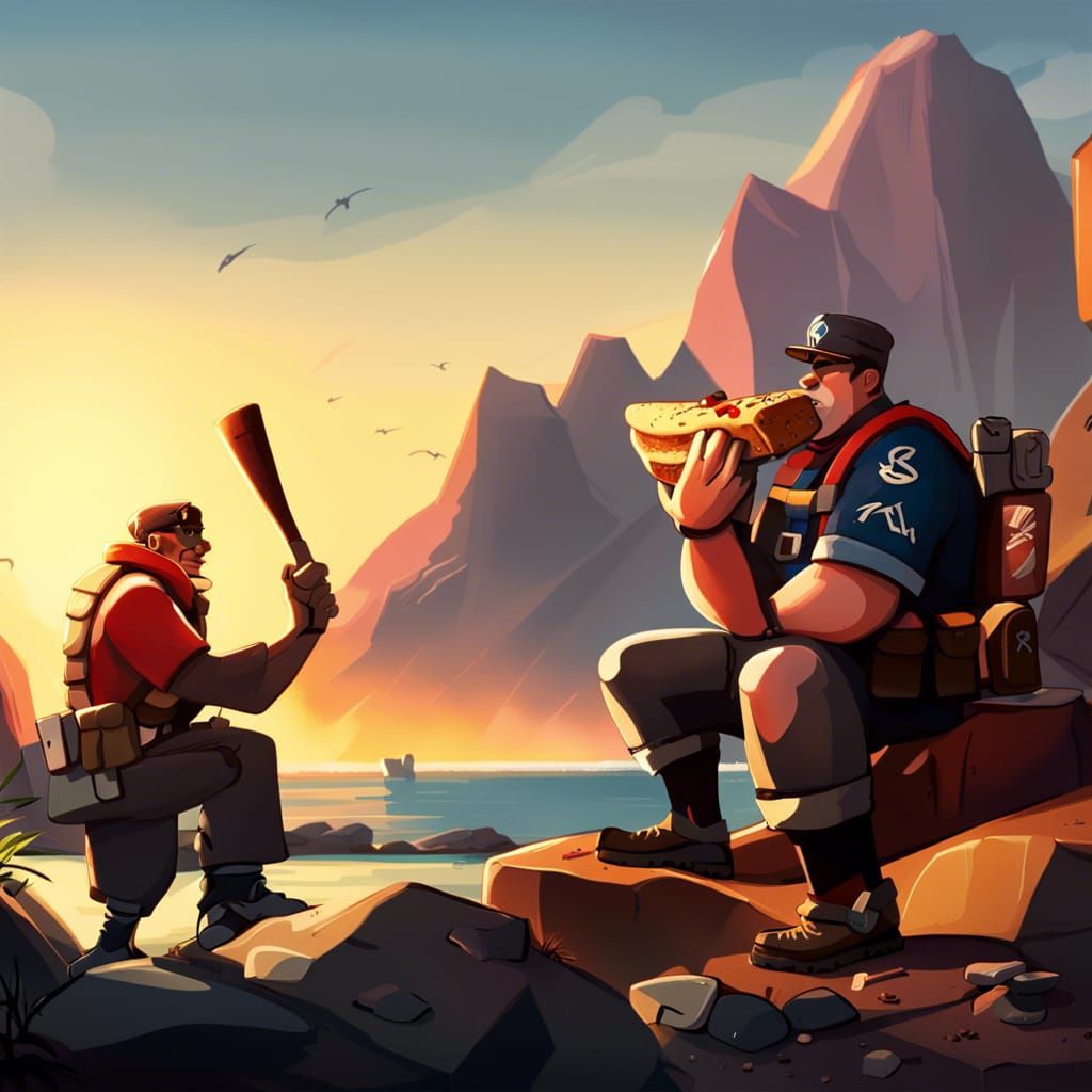 Team Fortress 2 Heavy's Sunset Picnic