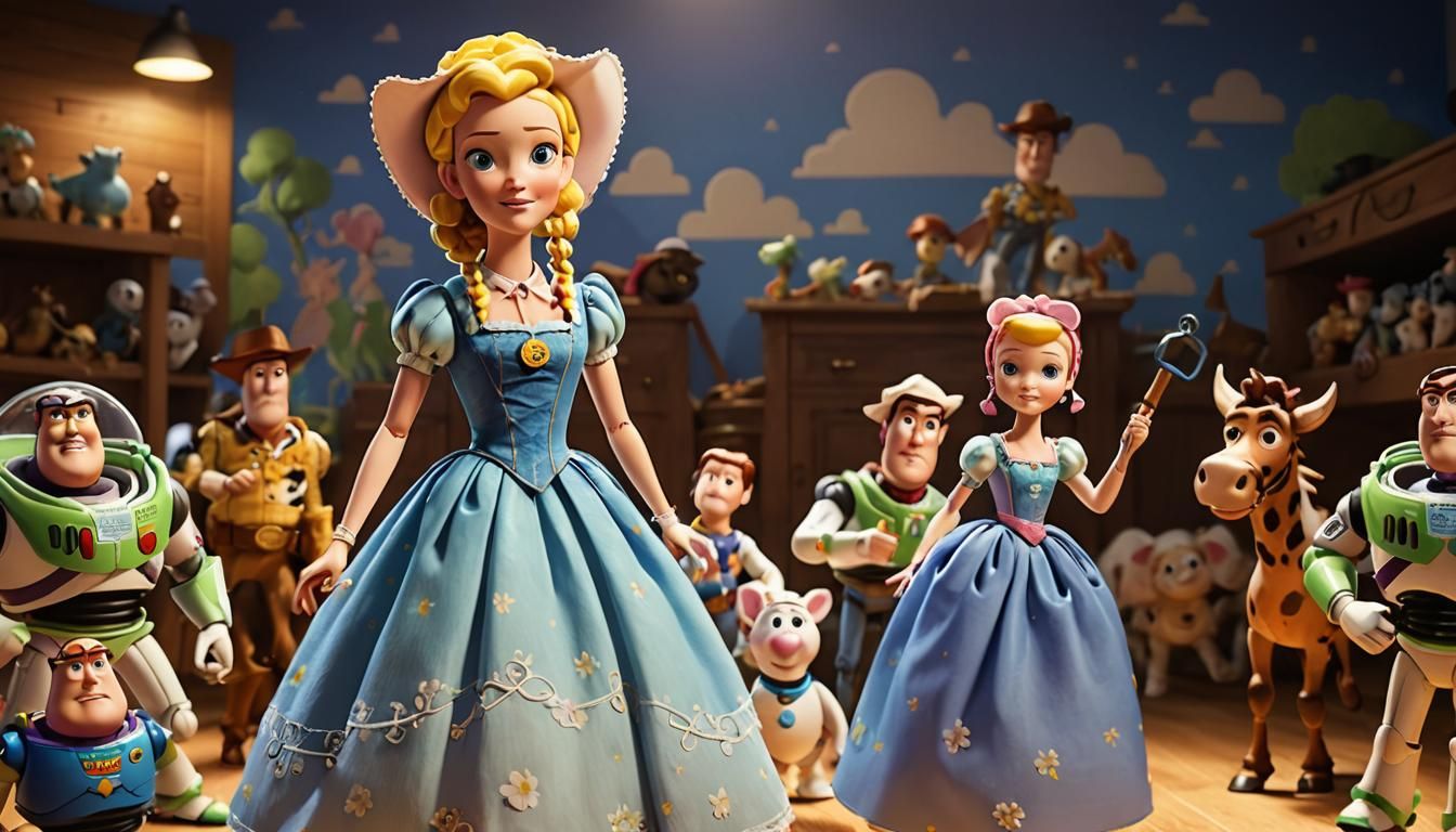 Bo Peep from Toy Story: Cinematic Film Still