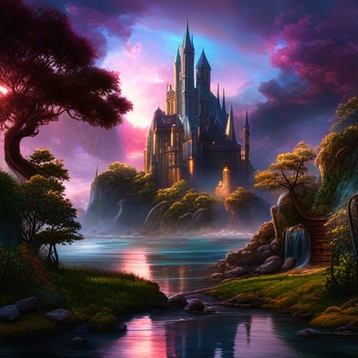 Fantastical Tie-Dye Art in Deep Color