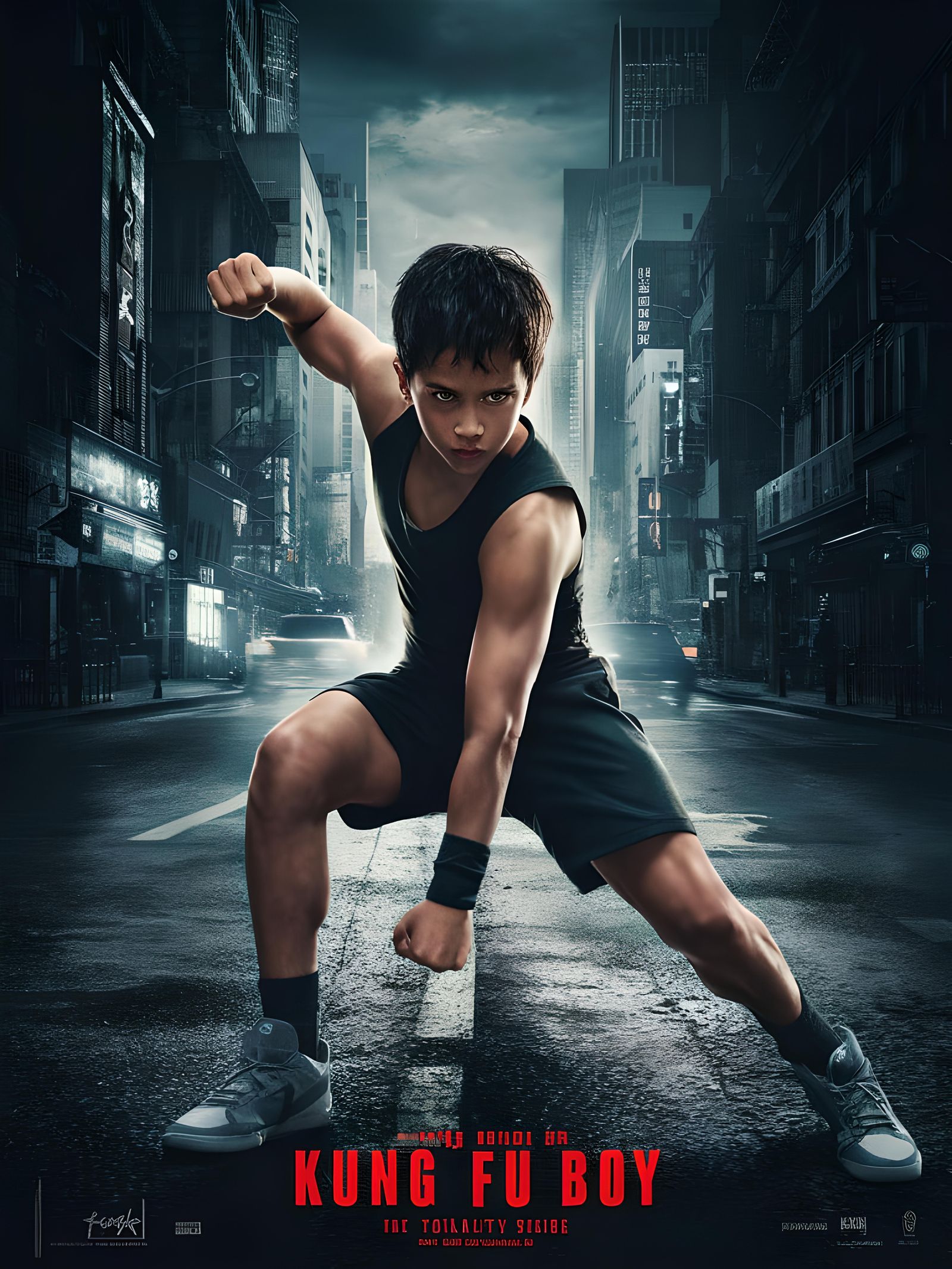 Kung Fu Boy: Action Movie Poster