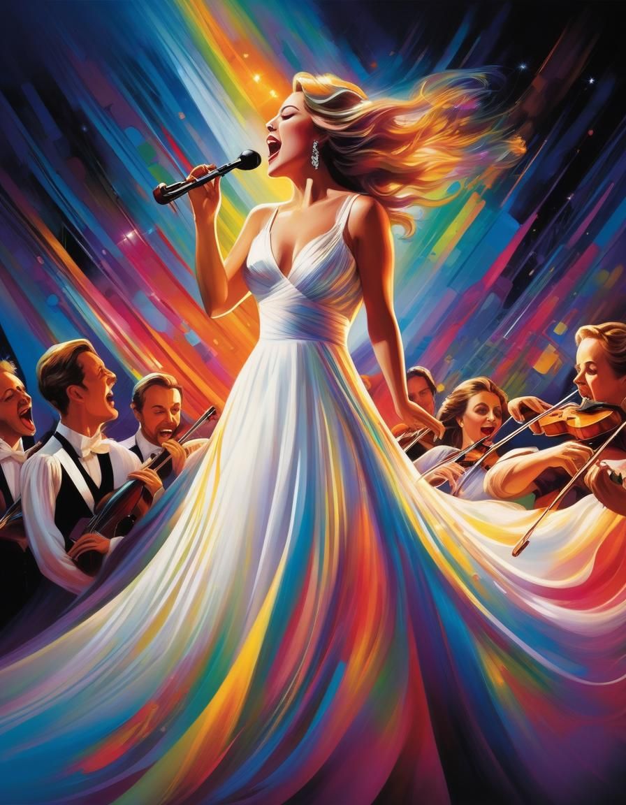 beautiful opera singer