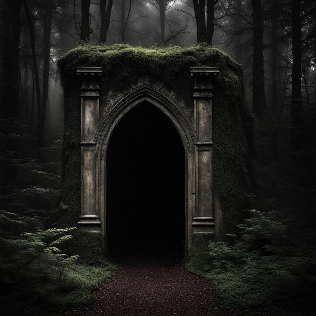 Gothic Forest Tunnel: Dimensional Gateway
