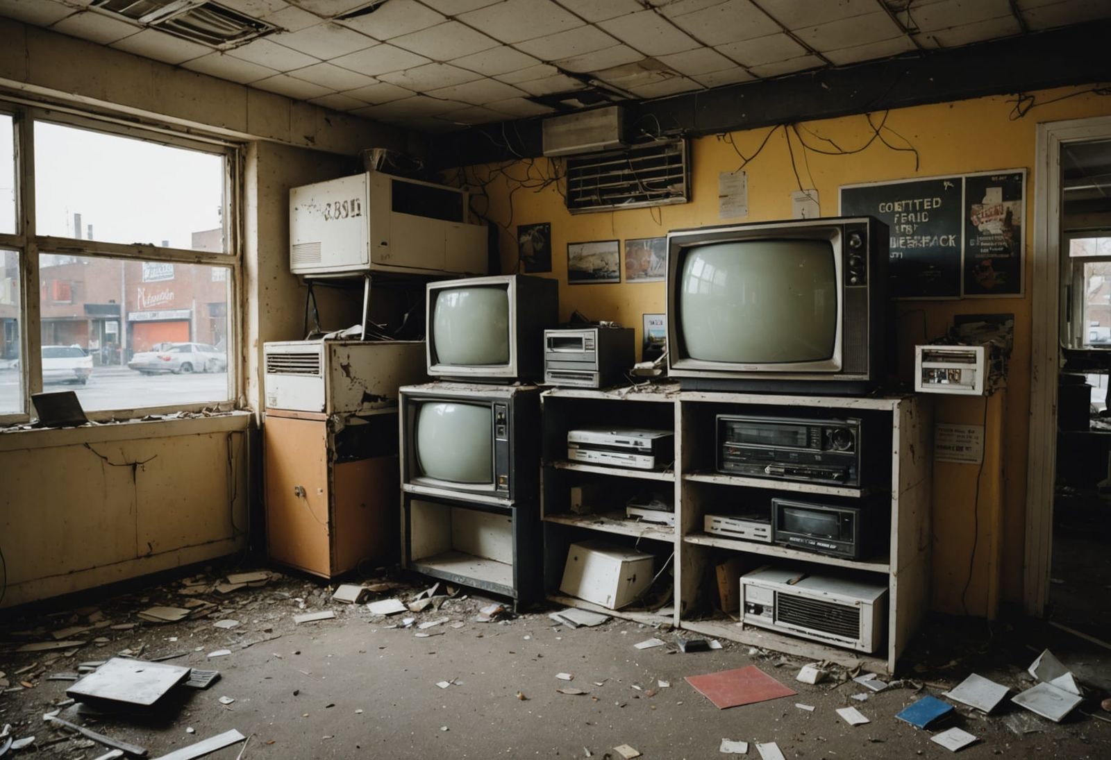 Abandoned 90s Shop in Decay