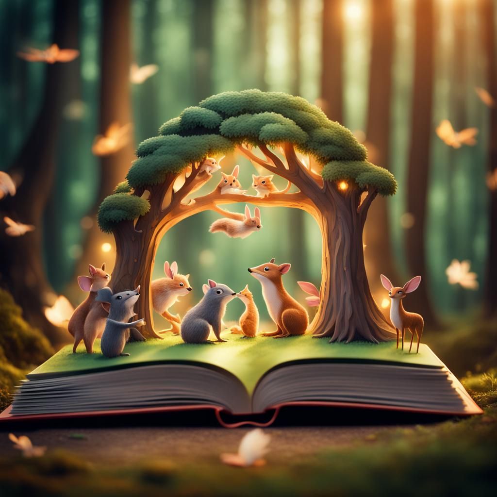 Enchanted Forest Animals Discovering Pop-up Books