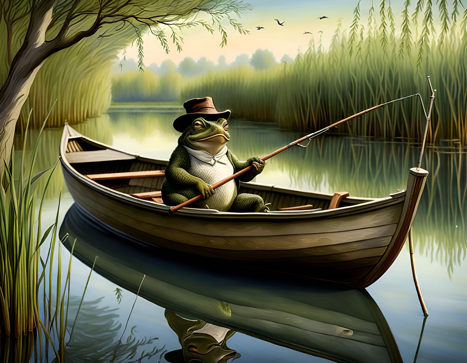 Toad Goes Fishing
