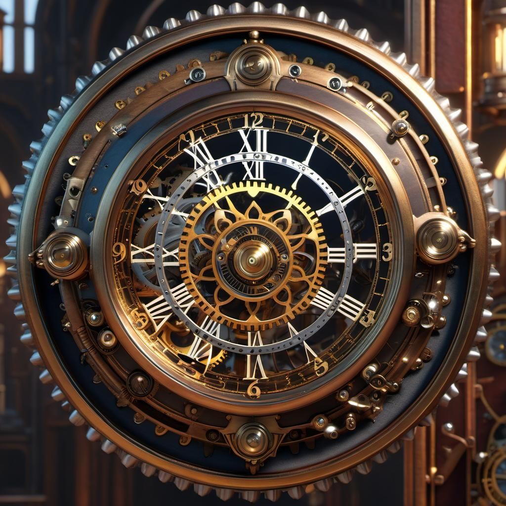 Steampunk Clock-Shield