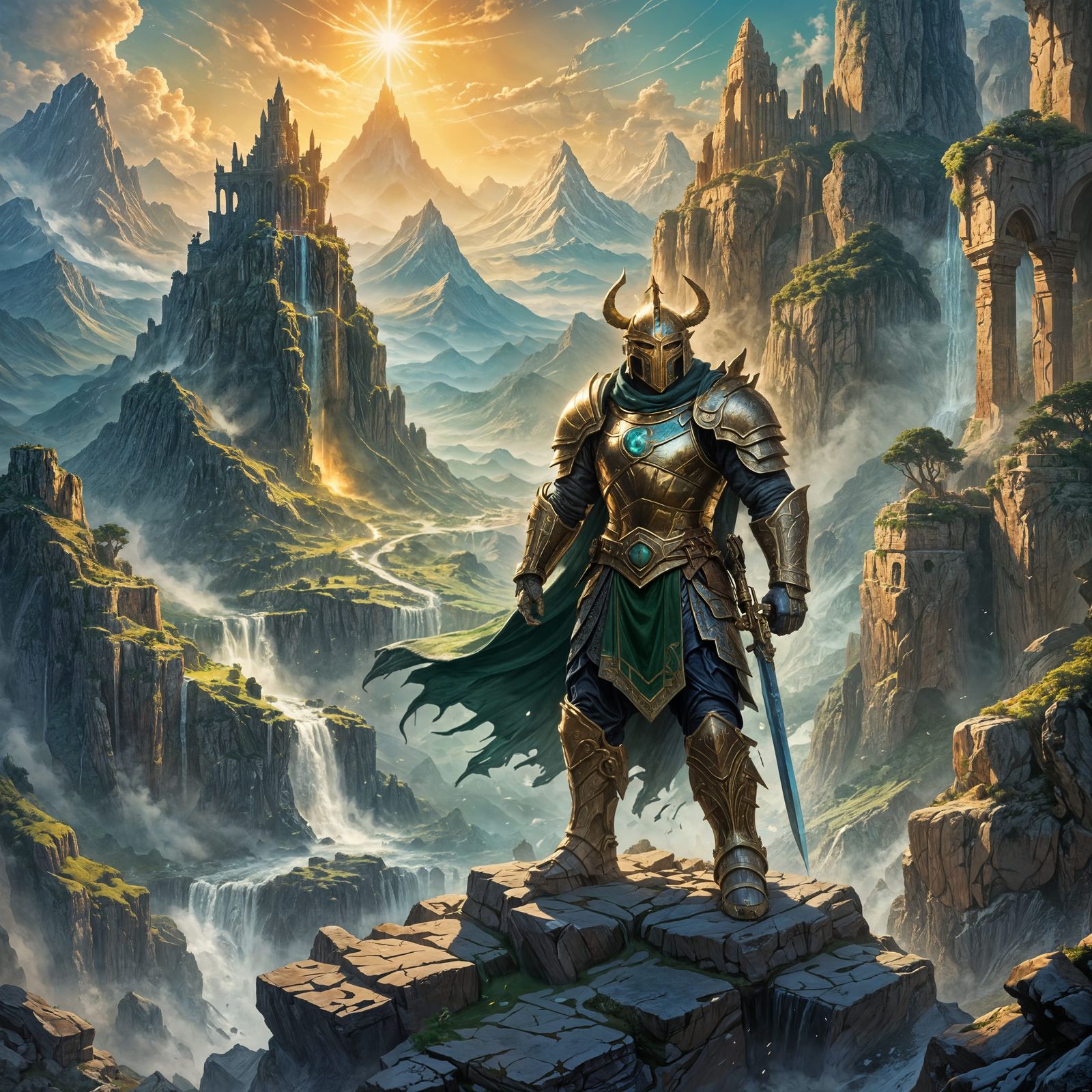 Fantastical Deep Color Masterpiece in Unreal Engine Style