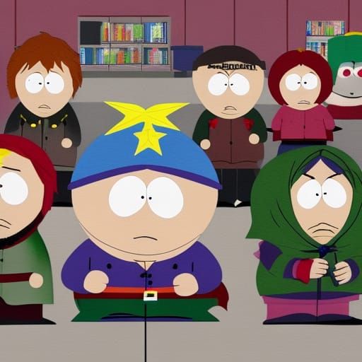 South Park Characters in Signature Style