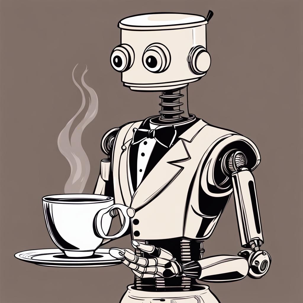 Robot Butler Serves Tea