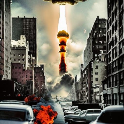 Nuclear Attack on New York City: Digital Matte Painting