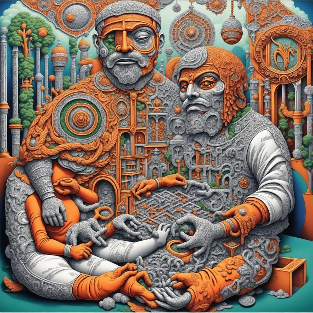 Stylized AI Art with Unique Aesthetic