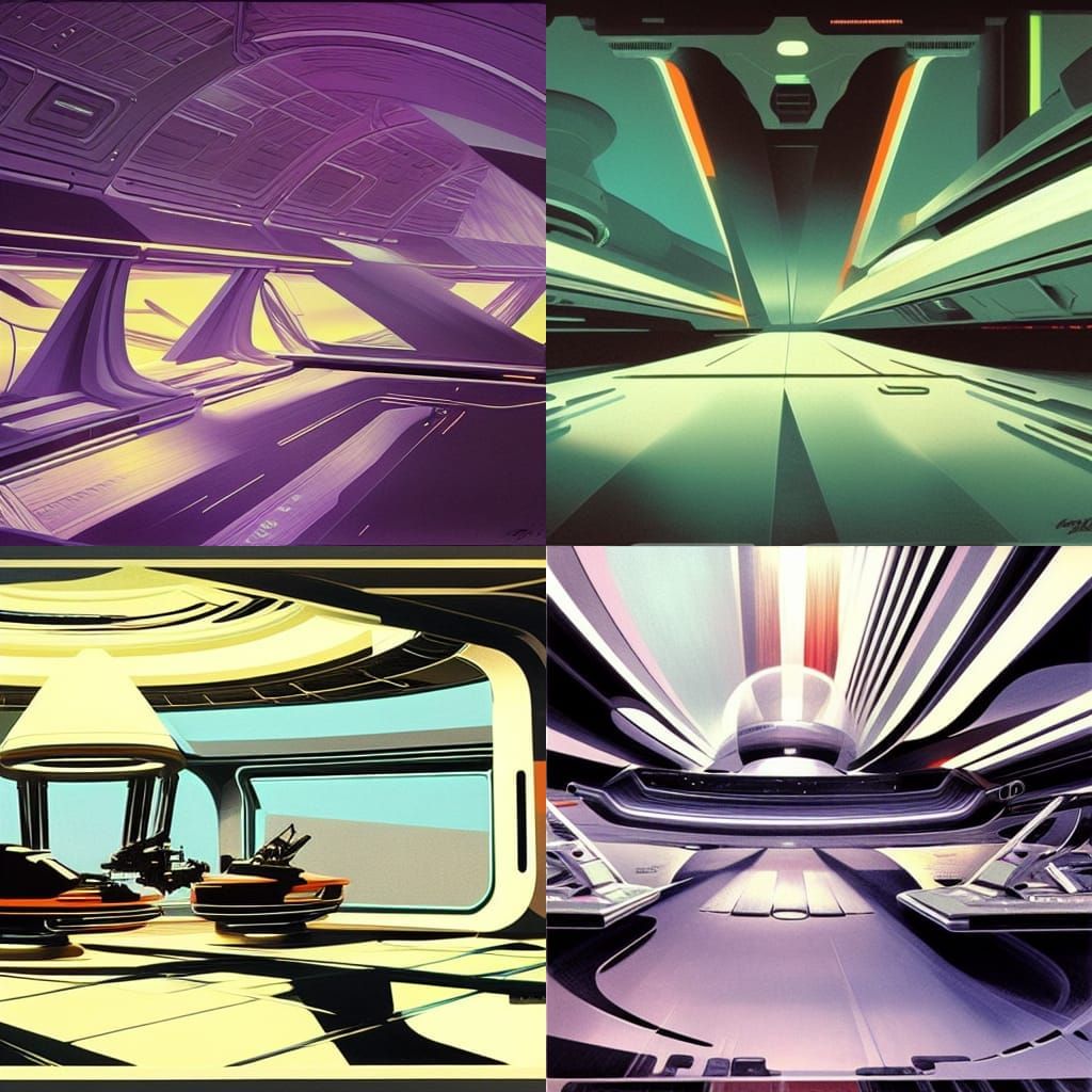 Futuristic Sci-Fi Art Inspired Design