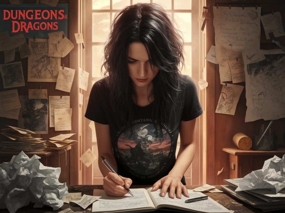 Planning my "Dungeons & Dragons" session as DM...