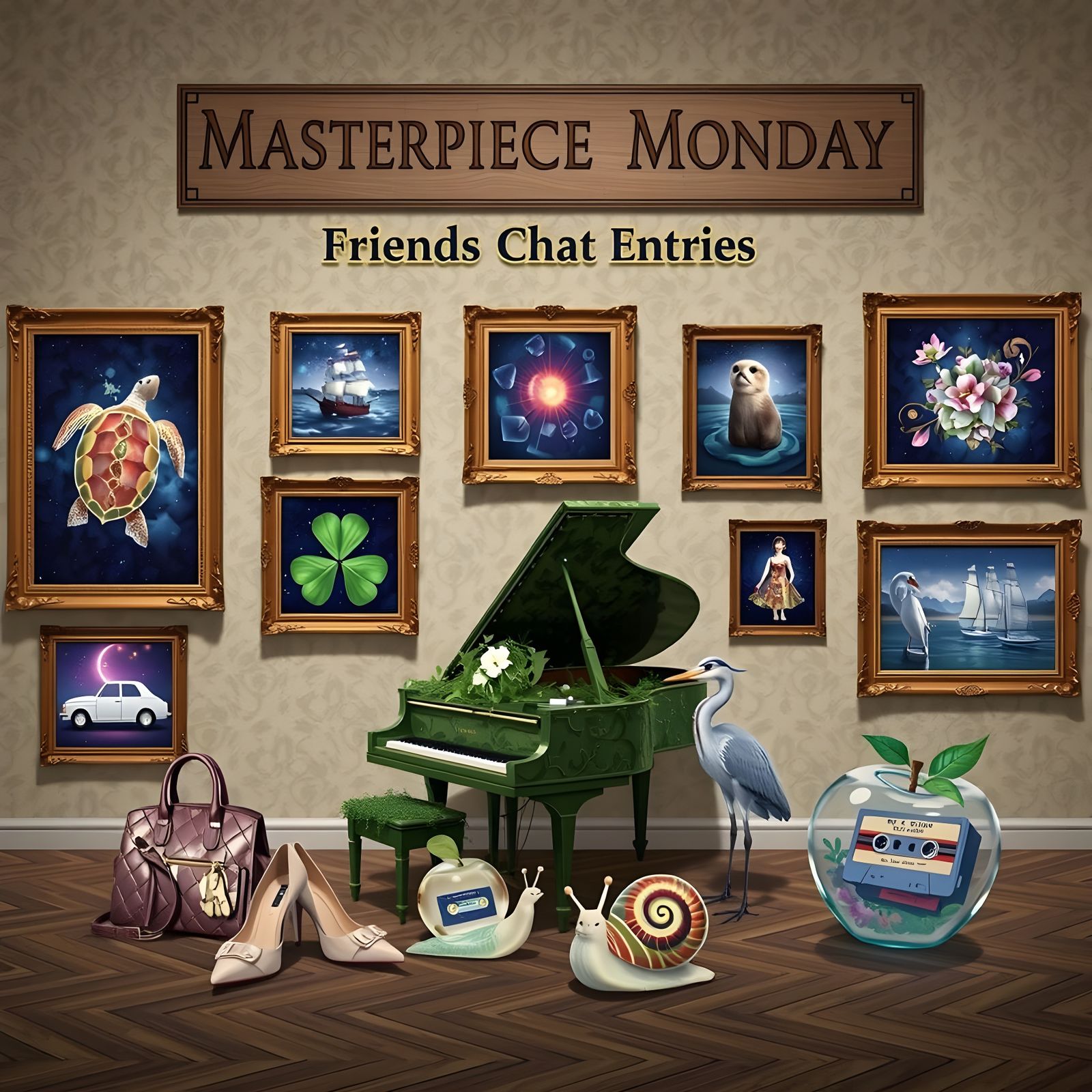 Friends Chat Entries -  Masterpiece Monday
Daily Challenge #802: Dec 22, 2024