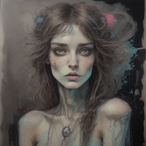 <lora:Nurografik Ink SD1-5:1.0> <lora:SD1-5-UVLit-Chaonea:1.0>