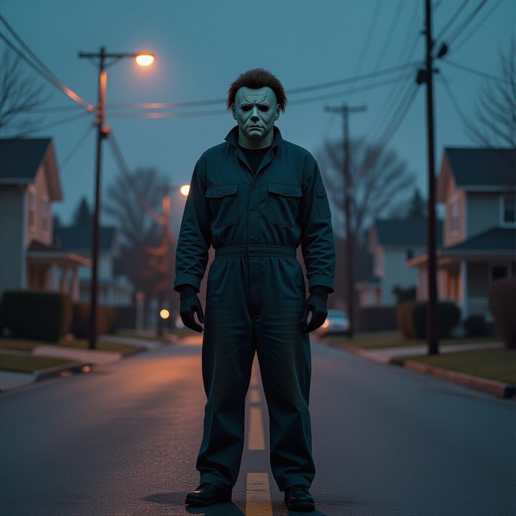 Michael Myers in Dark Realism Style
