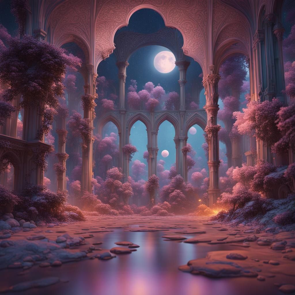 Pastel Colors in the Stars: Fantasy Concept Art
