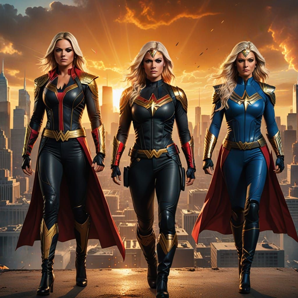 WWE Women's Superstars Unleash Their Inner Heroes