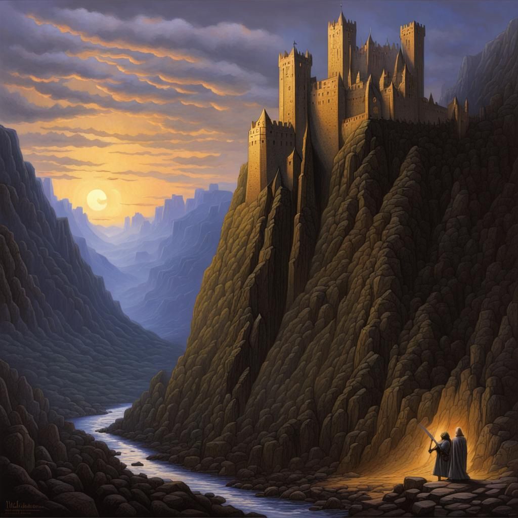Helm's Deep in Hildebrandt Brothers Style