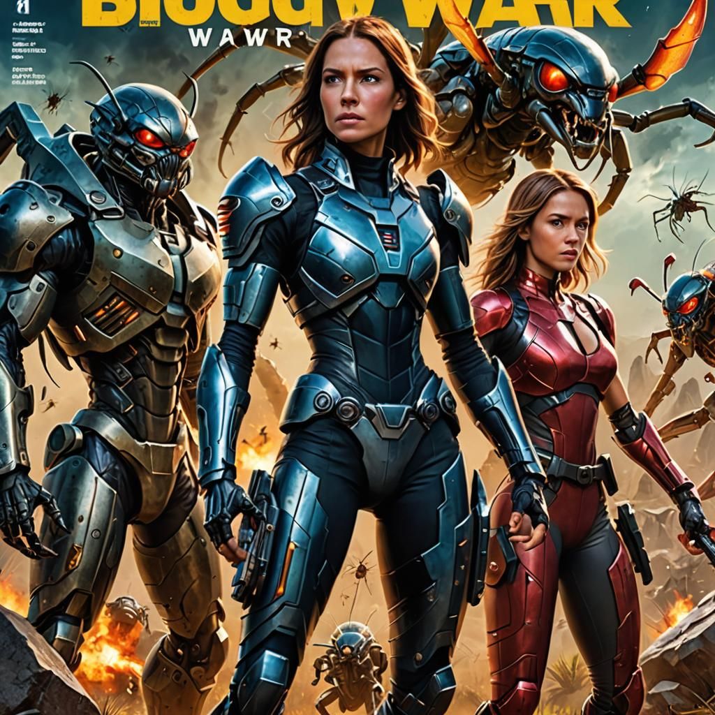Bug War: Women Warriors Battle Armored Insects