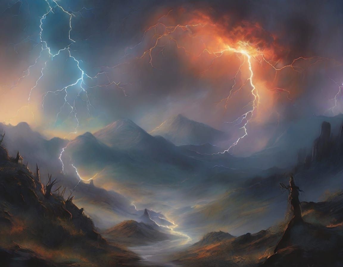 Ferret Leaps Through Ember-Laden Air in Dreamlike Scene