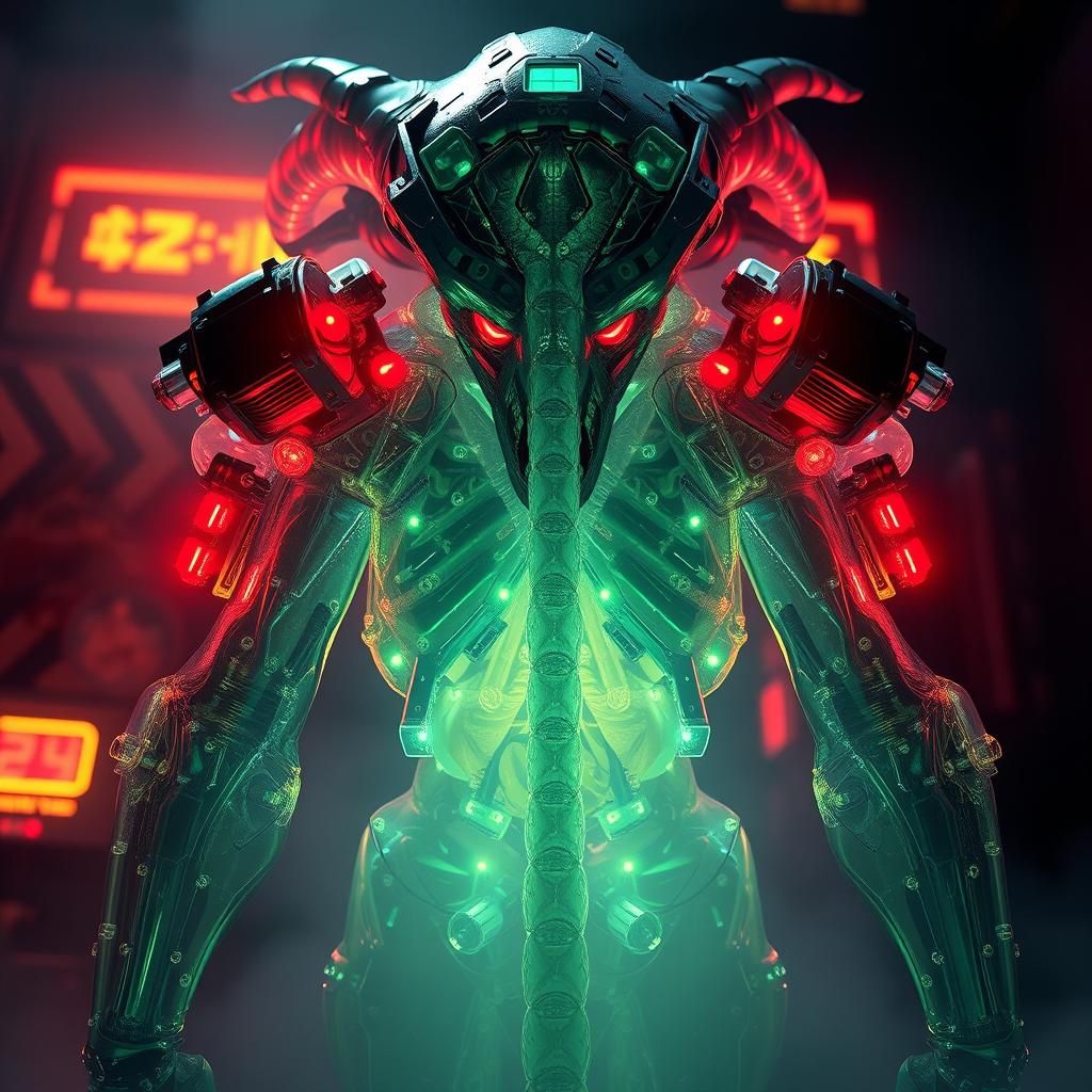 Futuristic HAZMAT suit