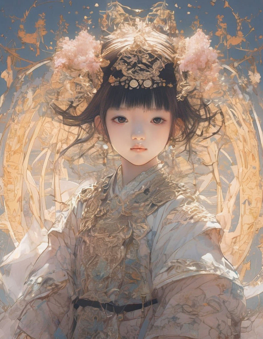 Anime-Inspired 3D Girl Concept Art