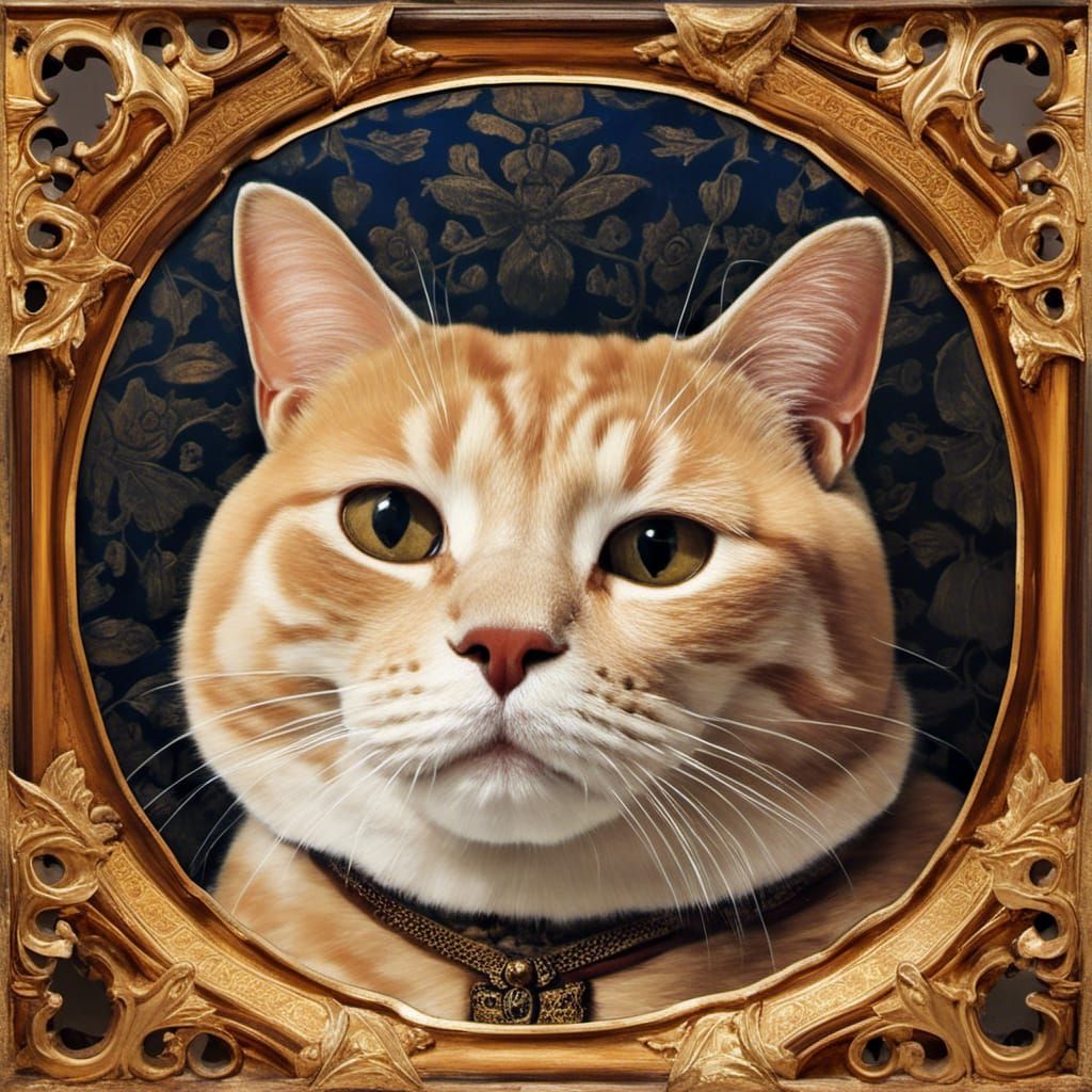 Renaissance-Style Portrait of Moony as Royal