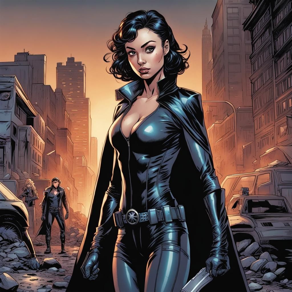 Ksenia Solo: Dark Superhero Comic Book Art