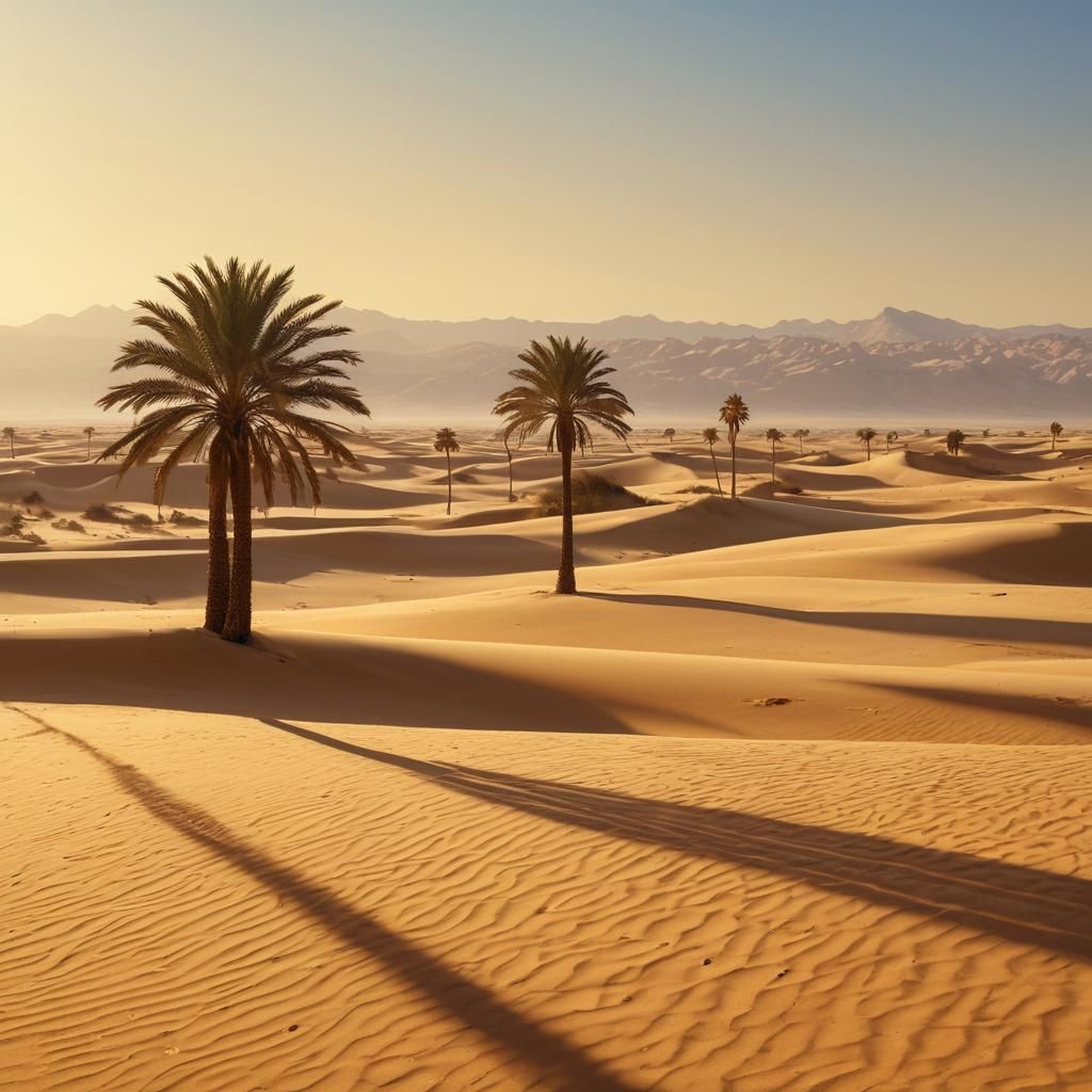 Desert Warrior Art in Moebius Style