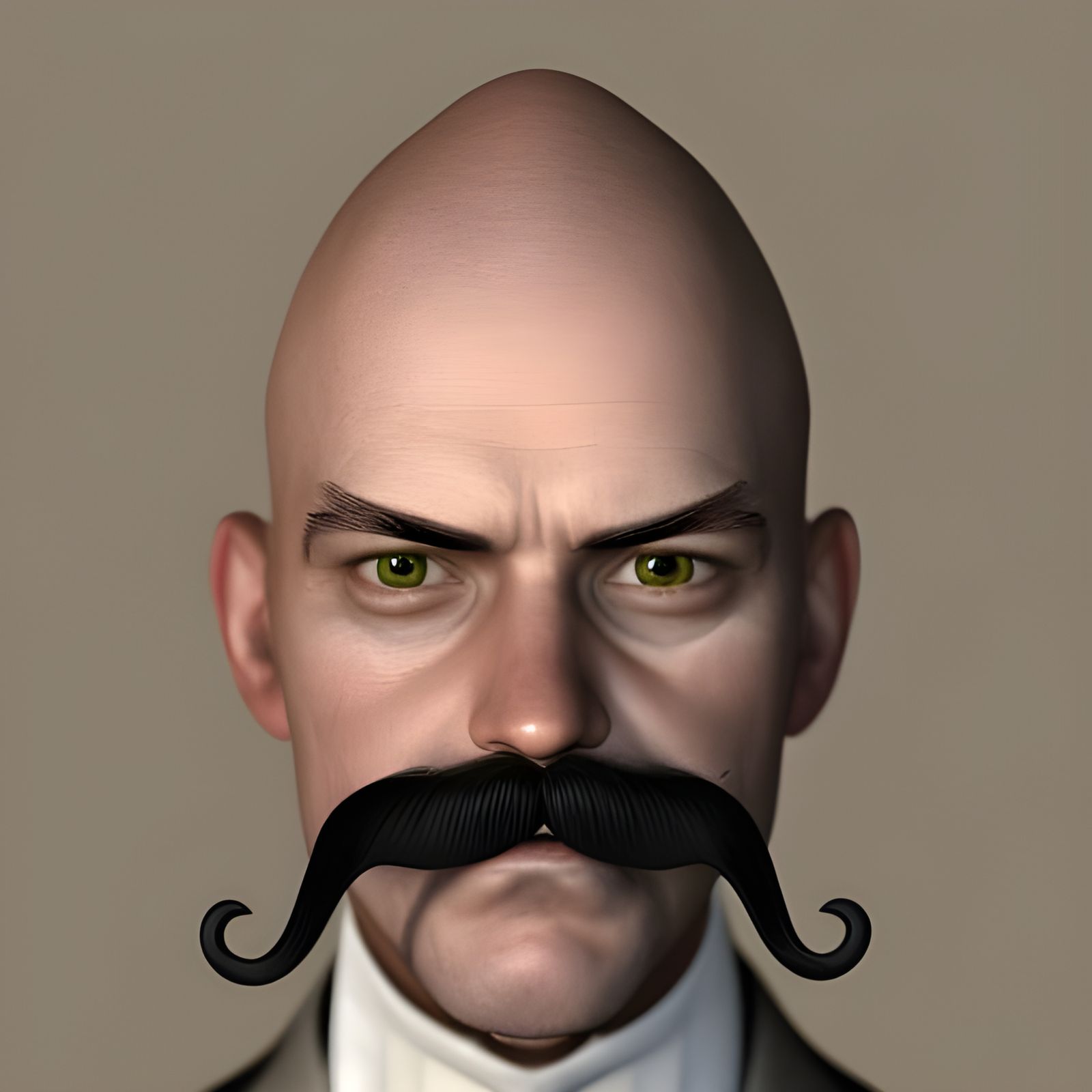 Sir Eggward Handlebar Mustache