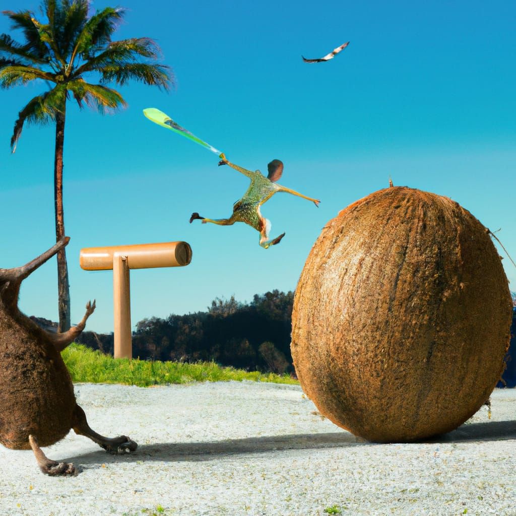 Coconut Assassin: Wiffle Bat Justice on Tropical Island