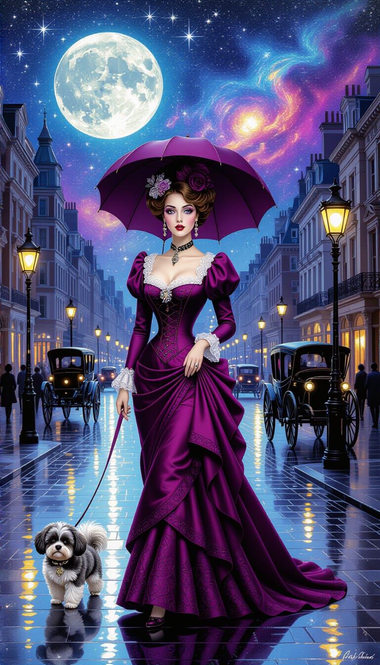 Portrait of an elegant lady