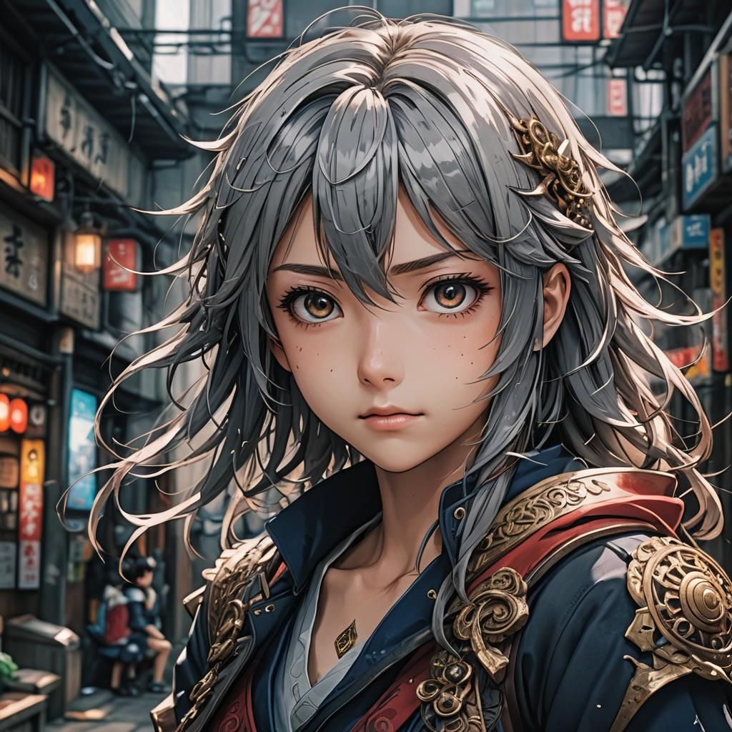 Hyperrealistic Anime Art with Intricate Details