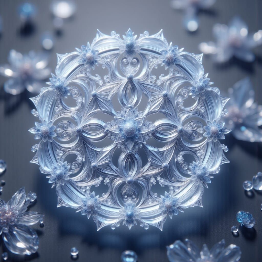 Filigree Crystal Icy Seal