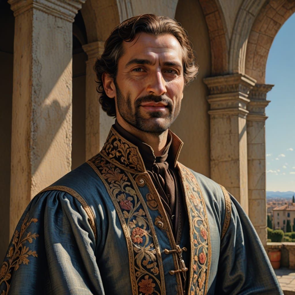 Italian Renaissance Portrait of Donato Acciaioli